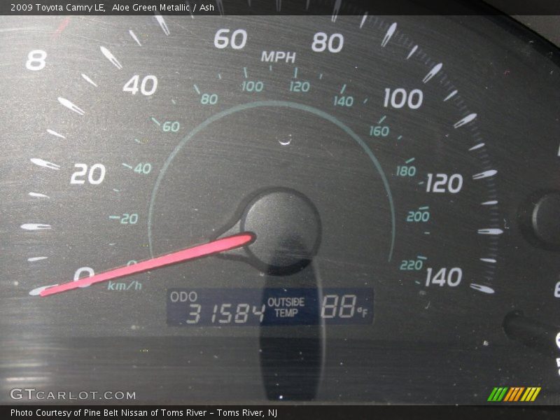 Aloe Green Metallic / Ash 2009 Toyota Camry LE