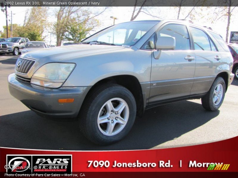 Mineral Green Opalescent / Ivory 2002 Lexus RX 300