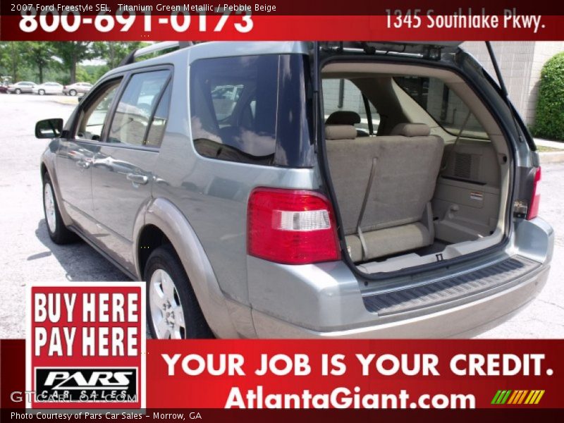 Titanium Green Metallic / Pebble Beige 2007 Ford Freestyle SEL