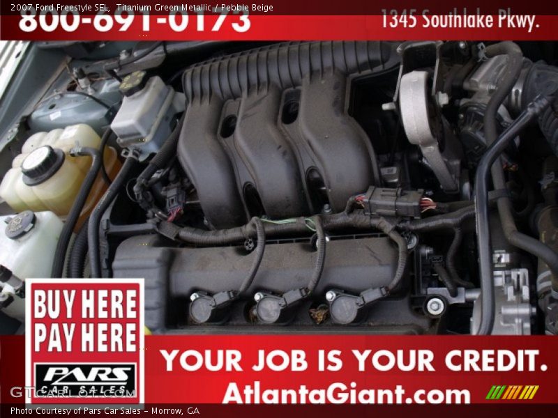 Titanium Green Metallic / Pebble Beige 2007 Ford Freestyle SEL