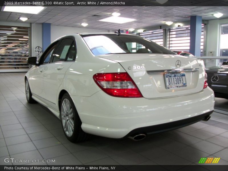 Arctic White / Almond/Mocha 2009 Mercedes-Benz C 300 4Matic Sport