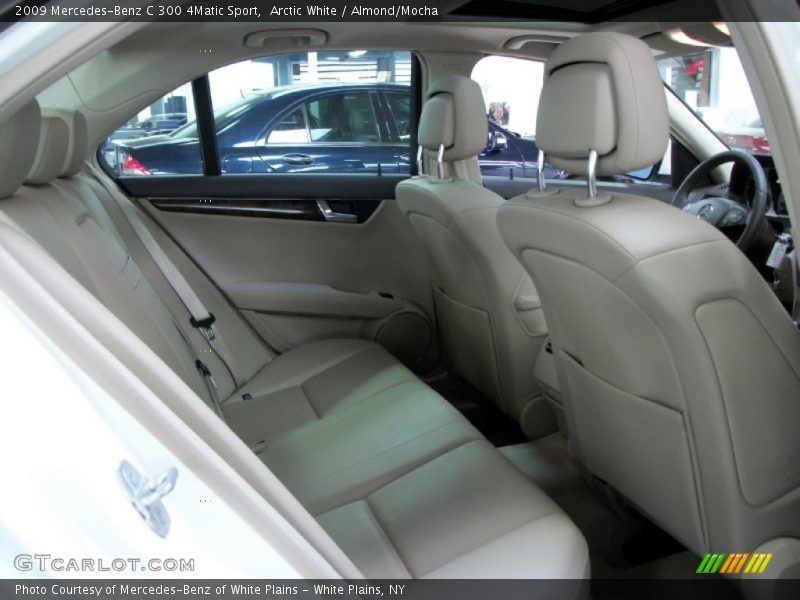 Arctic White / Almond/Mocha 2009 Mercedes-Benz C 300 4Matic Sport