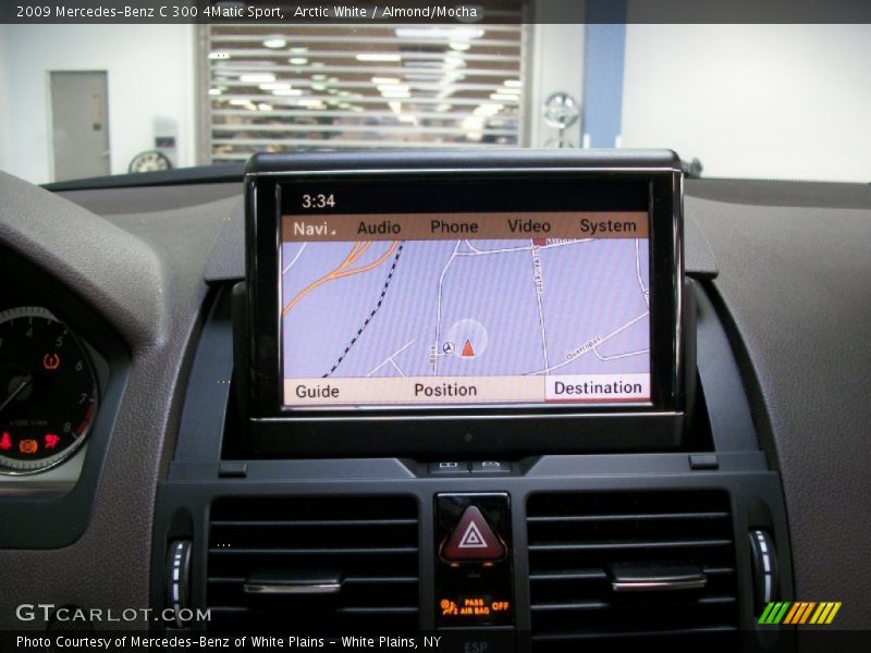 Arctic White / Almond/Mocha 2009 Mercedes-Benz C 300 4Matic Sport