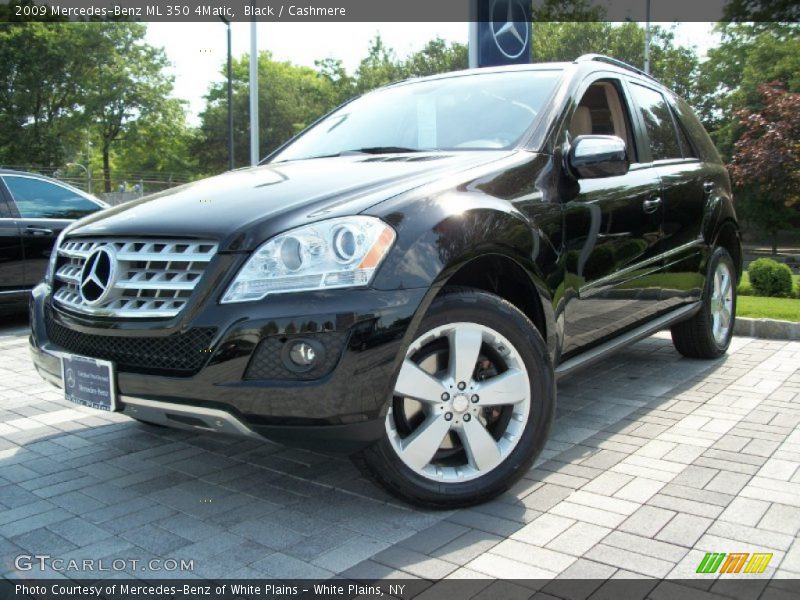 Black / Cashmere 2009 Mercedes-Benz ML 350 4Matic