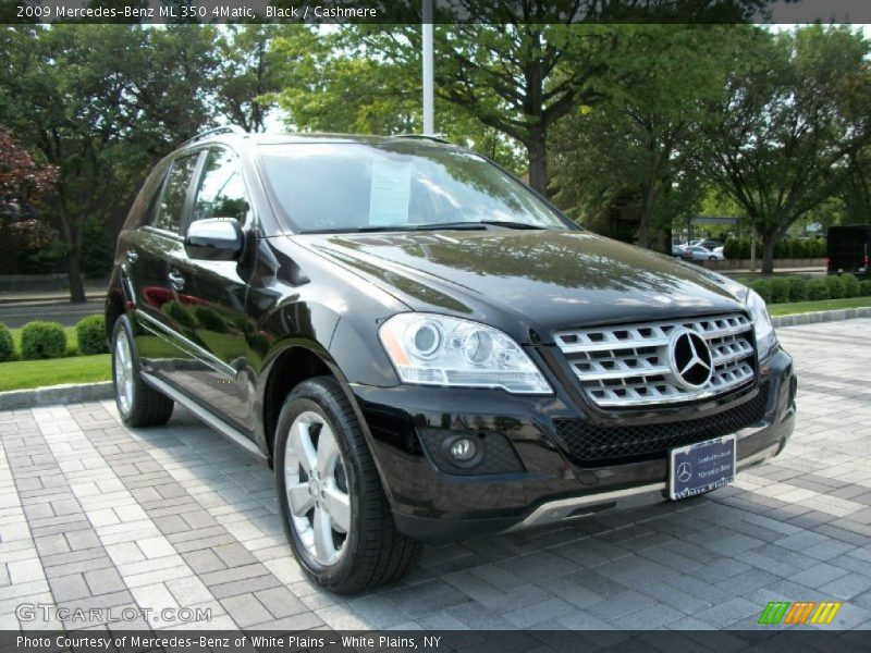 Black / Cashmere 2009 Mercedes-Benz ML 350 4Matic