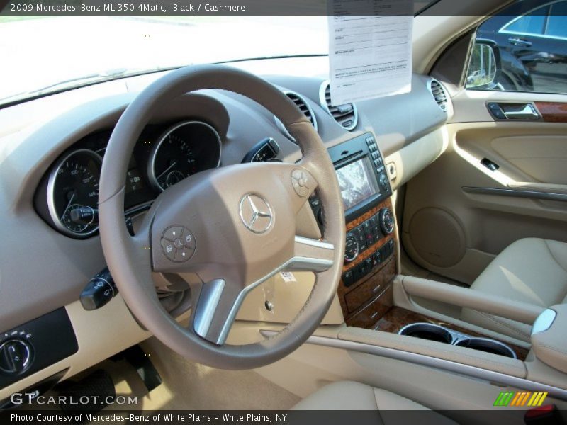 Black / Cashmere 2009 Mercedes-Benz ML 350 4Matic