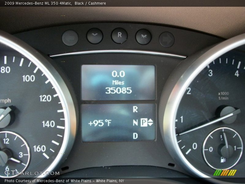 Black / Cashmere 2009 Mercedes-Benz ML 350 4Matic