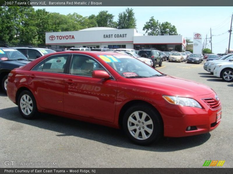 Barcelona Red Metallic / Bisque 2007 Toyota Camry XLE