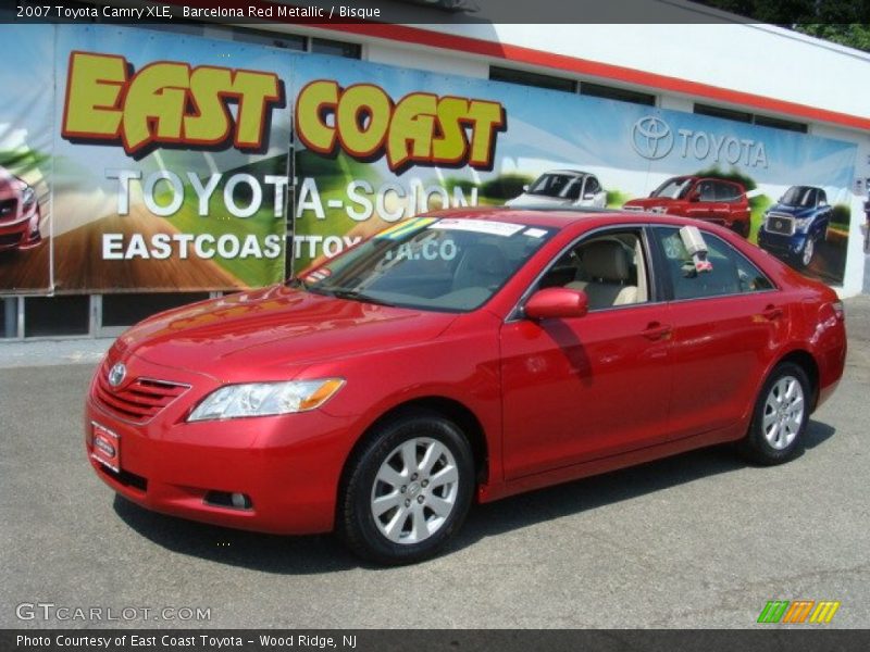 Barcelona Red Metallic / Bisque 2007 Toyota Camry XLE