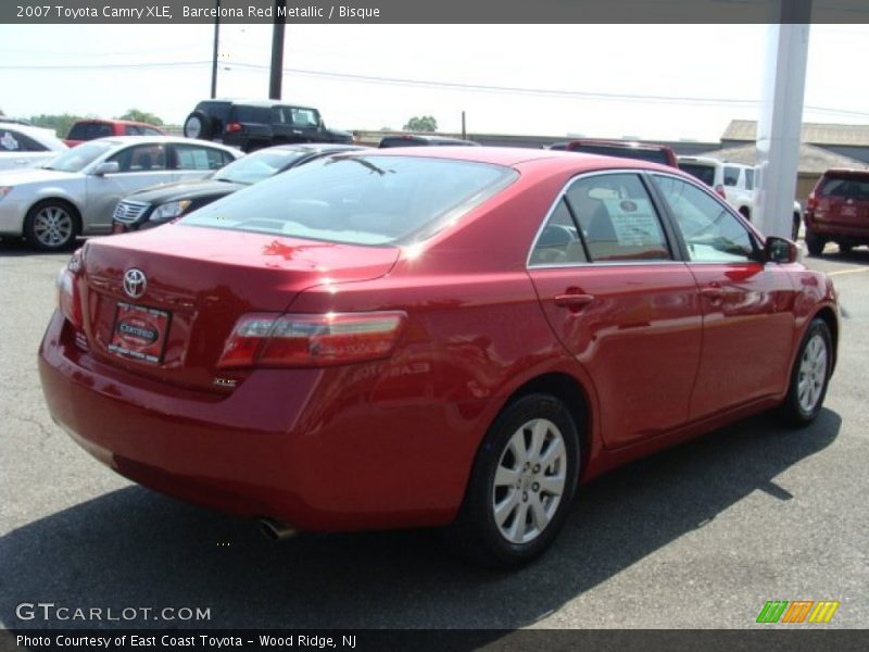 Barcelona Red Metallic / Bisque 2007 Toyota Camry XLE