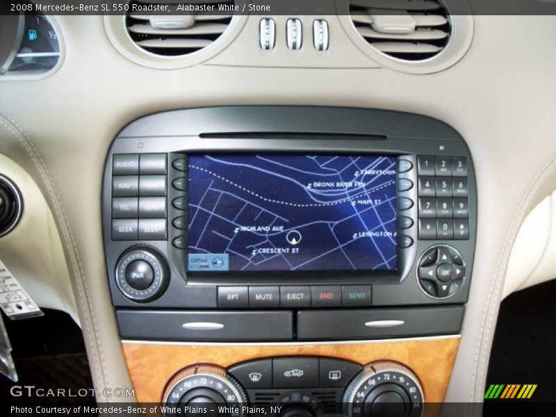 Alabaster White / Stone 2008 Mercedes-Benz SL 550 Roadster