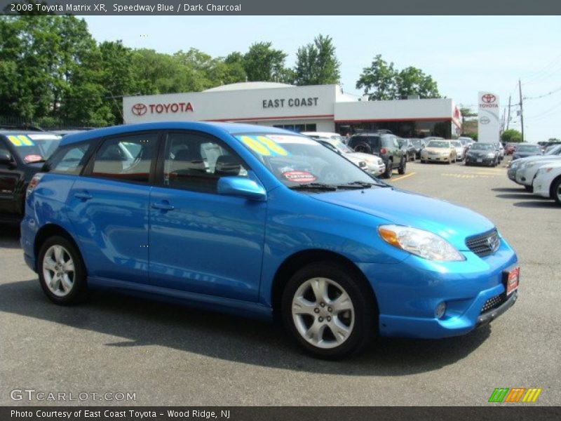 Speedway Blue / Dark Charcoal 2008 Toyota Matrix XR