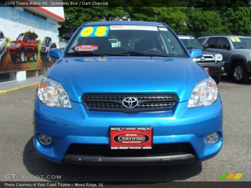 Speedway Blue / Dark Charcoal 2008 Toyota Matrix XR