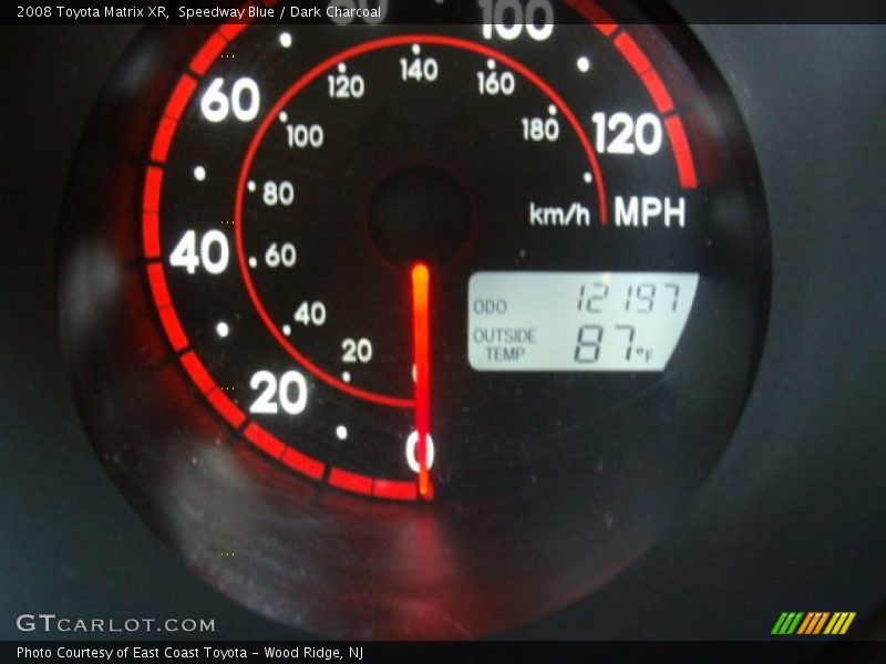 Speedway Blue / Dark Charcoal 2008 Toyota Matrix XR