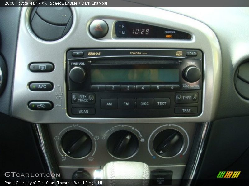 Speedway Blue / Dark Charcoal 2008 Toyota Matrix XR
