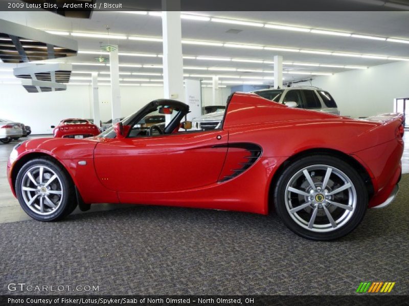 Ardent Red / Biscuit 2009 Lotus Elise