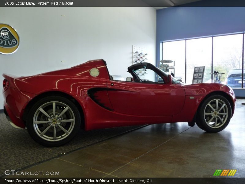 Ardent Red / Biscuit 2009 Lotus Elise