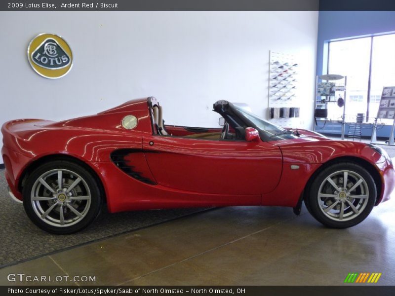 Ardent Red / Biscuit 2009 Lotus Elise