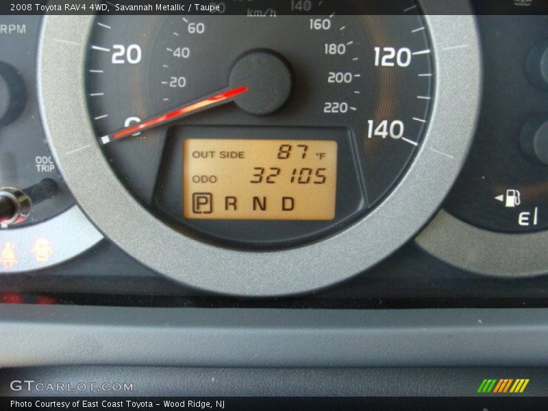 Savannah Metallic / Taupe 2008 Toyota RAV4 4WD