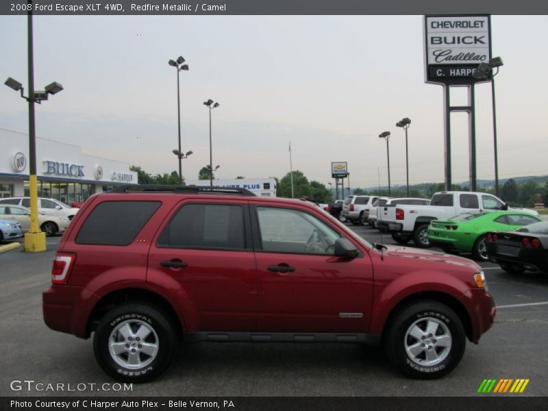 Redfire Metallic / Camel 2008 Ford Escape XLT 4WD