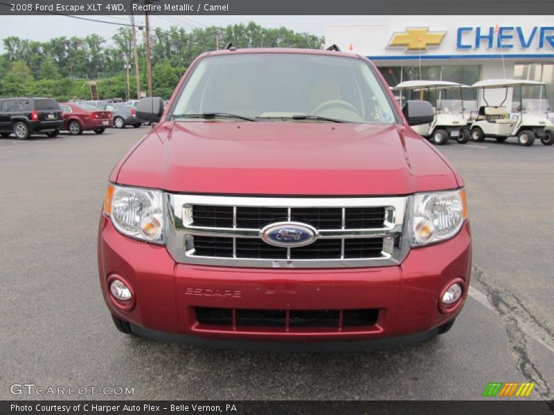 Redfire Metallic / Camel 2008 Ford Escape XLT 4WD