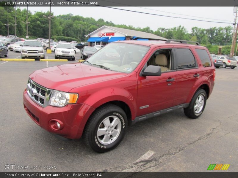 Redfire Metallic / Camel 2008 Ford Escape XLT 4WD