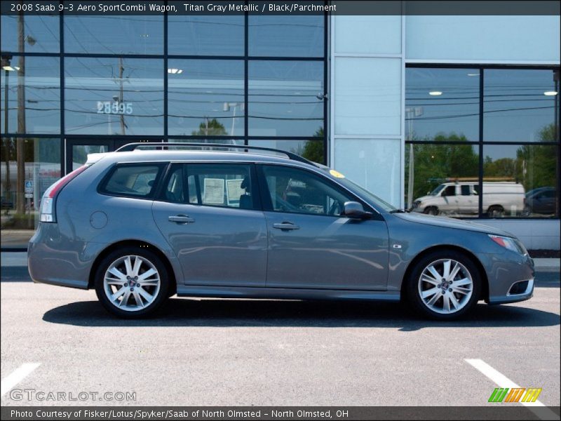  2008 9-3 Aero SportCombi Wagon Titan Gray Metallic
