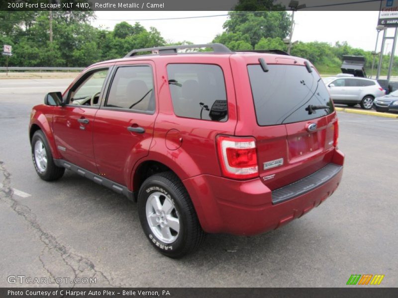 Redfire Metallic / Camel 2008 Ford Escape XLT 4WD