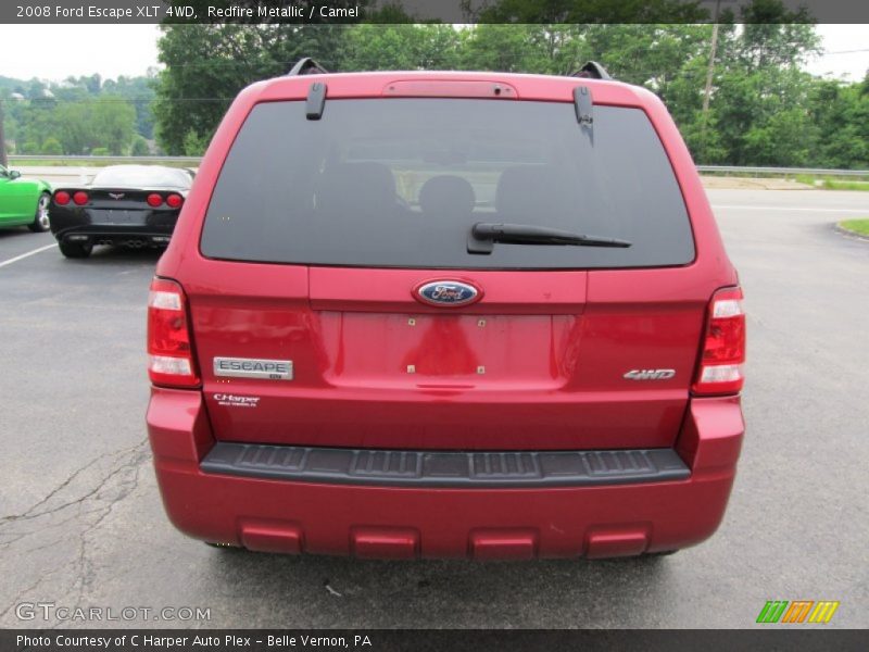 Redfire Metallic / Camel 2008 Ford Escape XLT 4WD