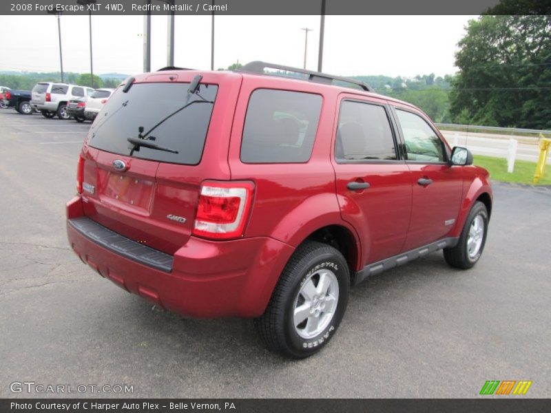 Redfire Metallic / Camel 2008 Ford Escape XLT 4WD