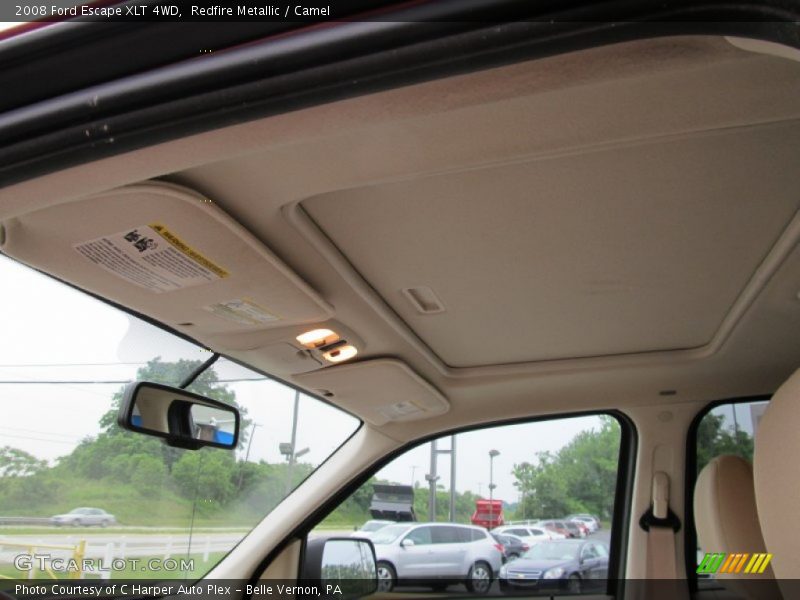 Redfire Metallic / Camel 2008 Ford Escape XLT 4WD