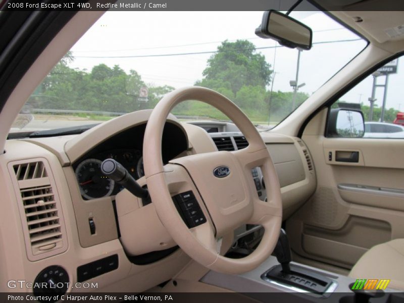 Redfire Metallic / Camel 2008 Ford Escape XLT 4WD