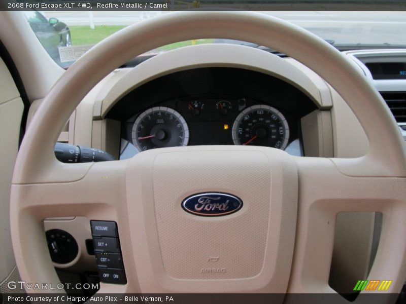 Redfire Metallic / Camel 2008 Ford Escape XLT 4WD