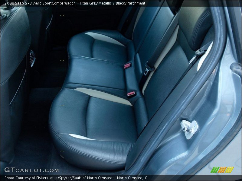  2008 9-3 Aero SportCombi Wagon Black/Parchment Interior
