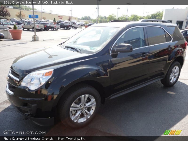 Black / Jet Black 2011 Chevrolet Equinox LT AWD