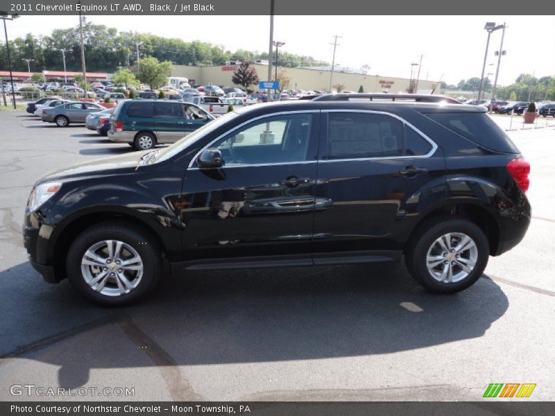 Black / Jet Black 2011 Chevrolet Equinox LT AWD