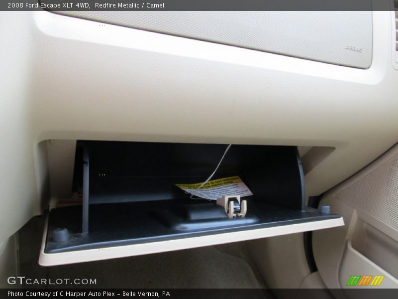 Redfire Metallic / Camel 2008 Ford Escape XLT 4WD