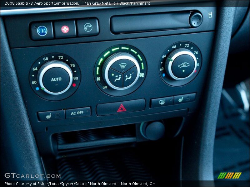Controls of 2008 9-3 Aero SportCombi Wagon
