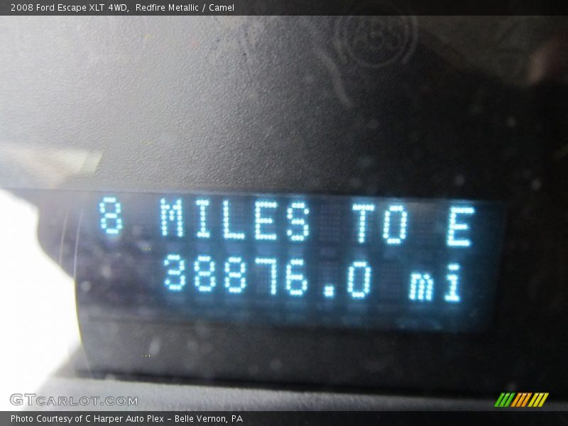 Redfire Metallic / Camel 2008 Ford Escape XLT 4WD
