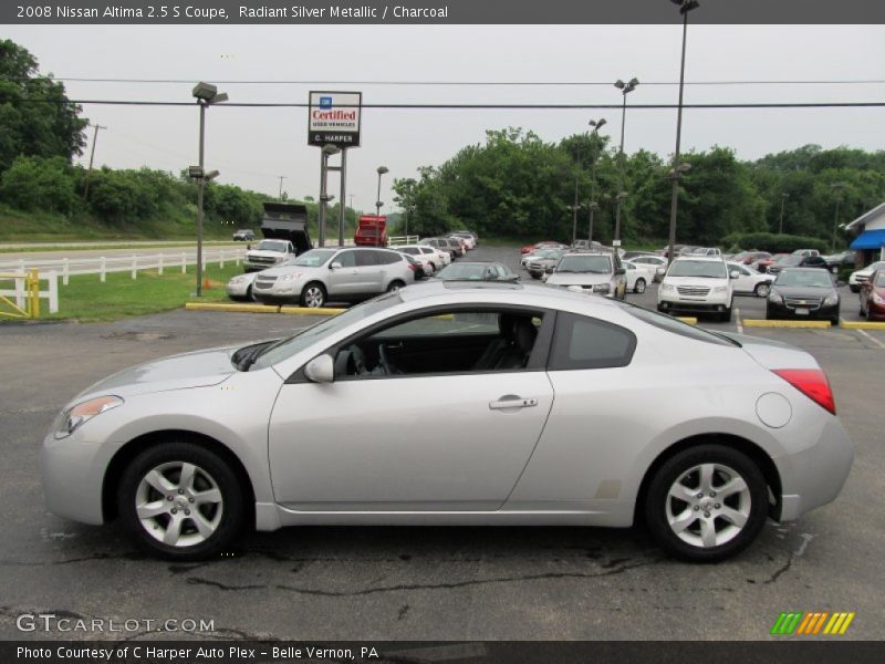 Radiant Silver Metallic / Charcoal 2008 Nissan Altima 2.5 S Coupe