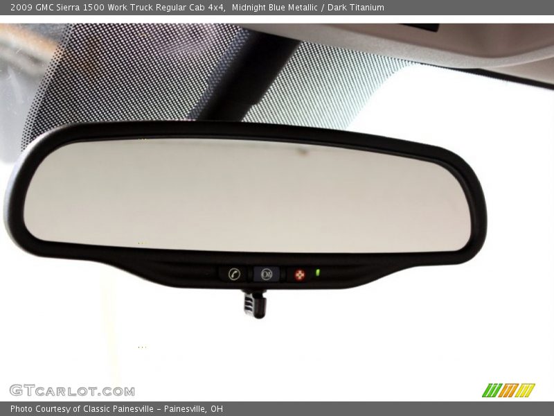 Midnight Blue Metallic / Dark Titanium 2009 GMC Sierra 1500 Work Truck Regular Cab 4x4