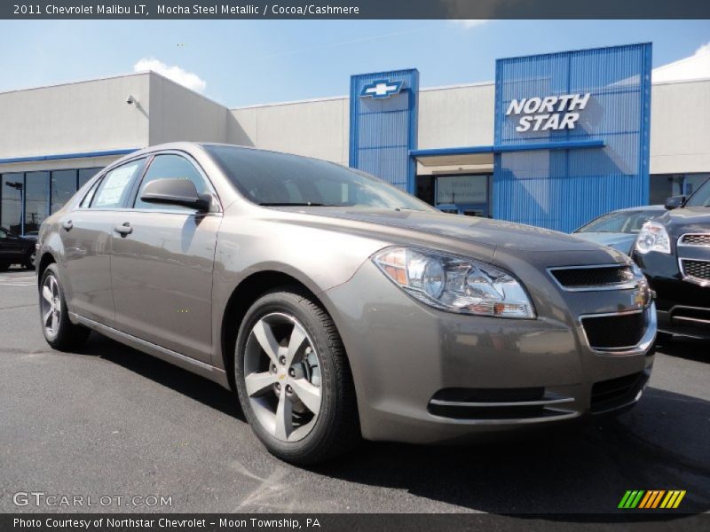 Mocha Steel Metallic / Cocoa/Cashmere 2011 Chevrolet Malibu LT