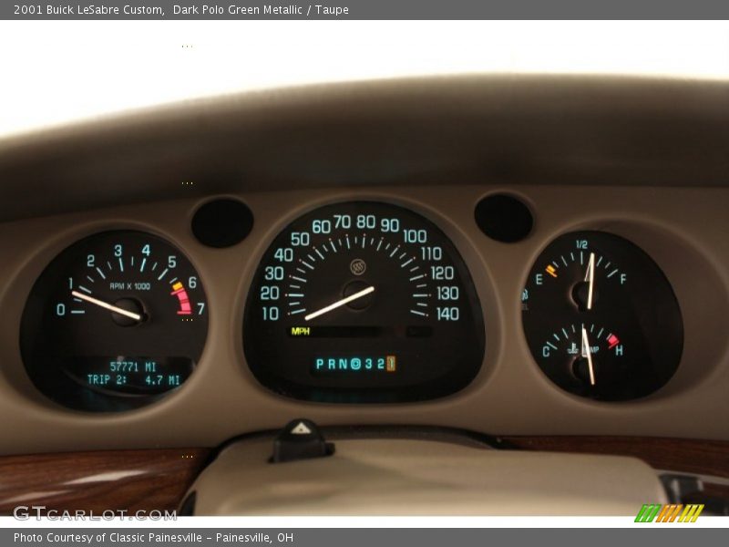 Dark Polo Green Metallic / Taupe 2001 Buick LeSabre Custom