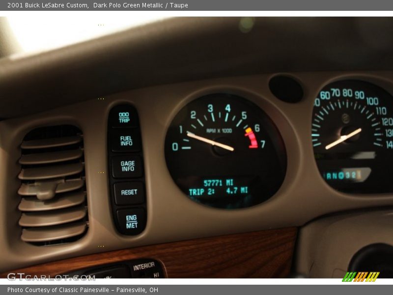 Dark Polo Green Metallic / Taupe 2001 Buick LeSabre Custom