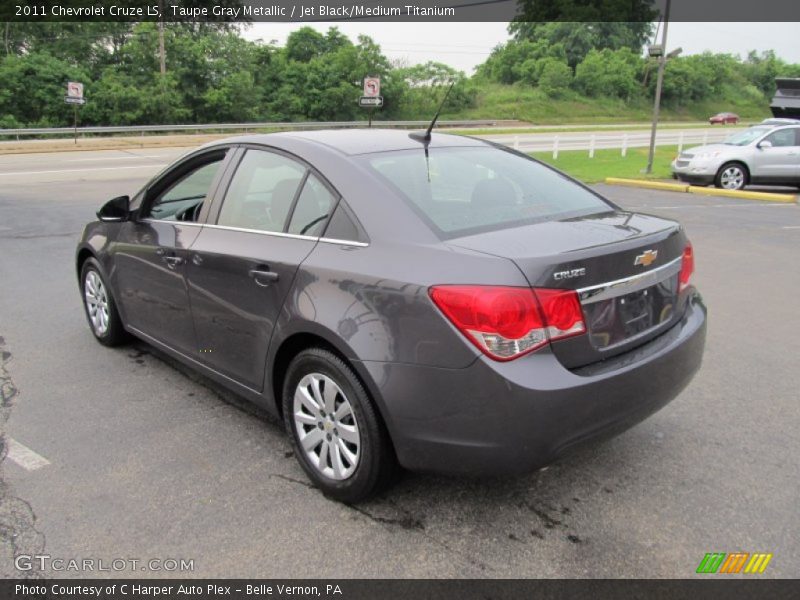 Taupe Gray Metallic / Jet Black/Medium Titanium 2011 Chevrolet Cruze LS