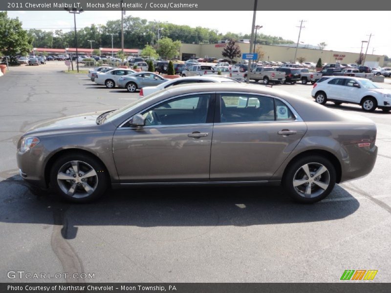 Mocha Steel Metallic / Cocoa/Cashmere 2011 Chevrolet Malibu LT