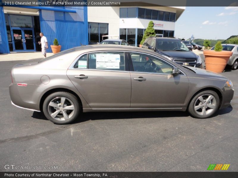 Mocha Steel Metallic / Cocoa/Cashmere 2011 Chevrolet Malibu LT