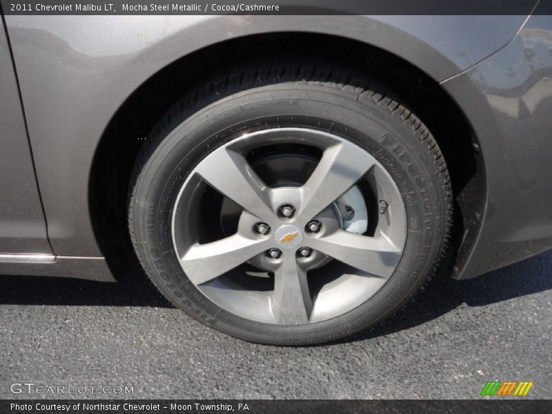 Mocha Steel Metallic / Cocoa/Cashmere 2011 Chevrolet Malibu LT