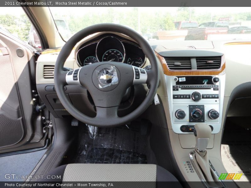 Mocha Steel Metallic / Cocoa/Cashmere 2011 Chevrolet Malibu LT