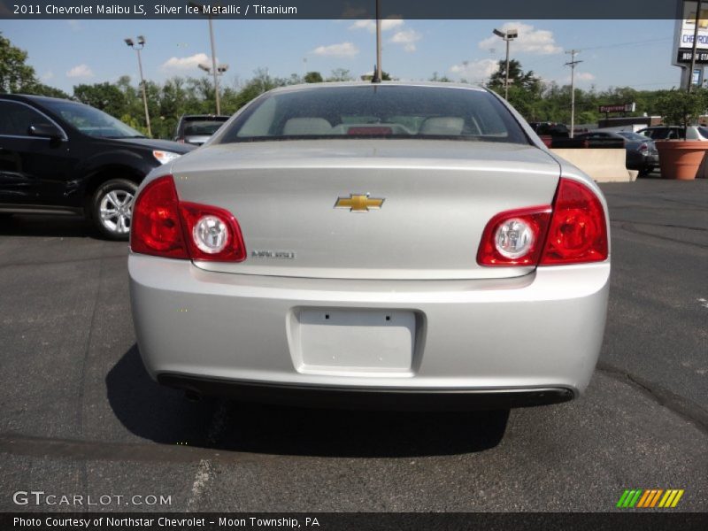 Silver Ice Metallic / Titanium 2011 Chevrolet Malibu LS